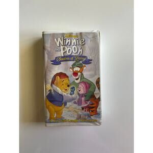 Winnie the Pooh Seasons of Giving VHS 2000 Clamshell Case Christmas